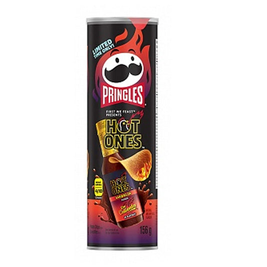 Pringles Hot Ones Los Calientes Barbacoa 14x 156g