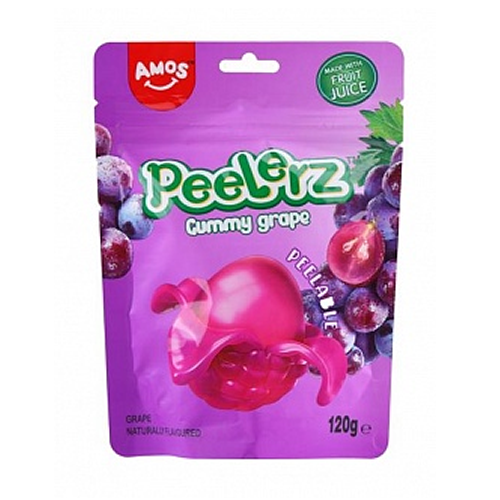 Amos Peelerz Gummy Grape 24x 120g