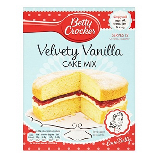 Betty Crocker Cake Mix Velvety Vanilla 6x 425g