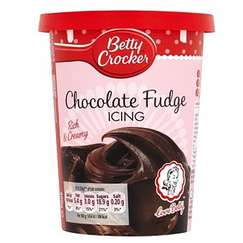 Betty Crocker Icing Chocolate Fudge 6x 400g