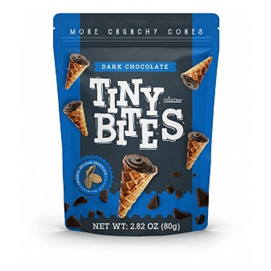 Tiny Bites Waffle Cones Dark Chocolate 12x 80g