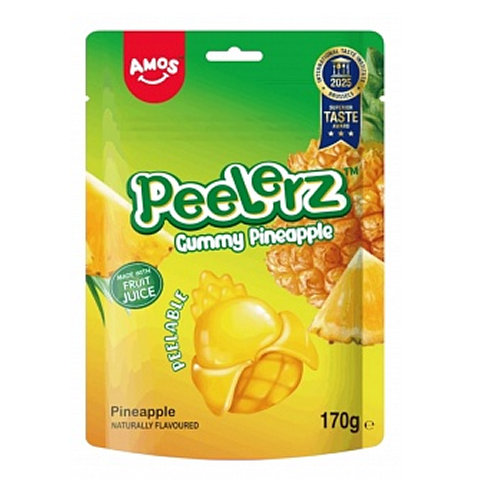 Amos Peelerz Gummy Pineapple 12x 170g