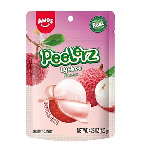 Amos Peelerz Gummy Lychee 12x 120g