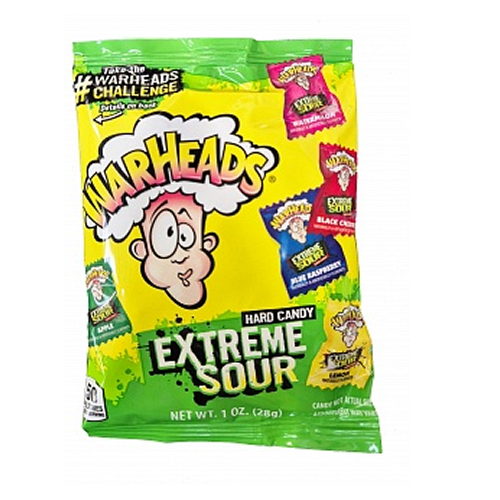 Warheads Extreme Sour Hard Candy 12x 28g
