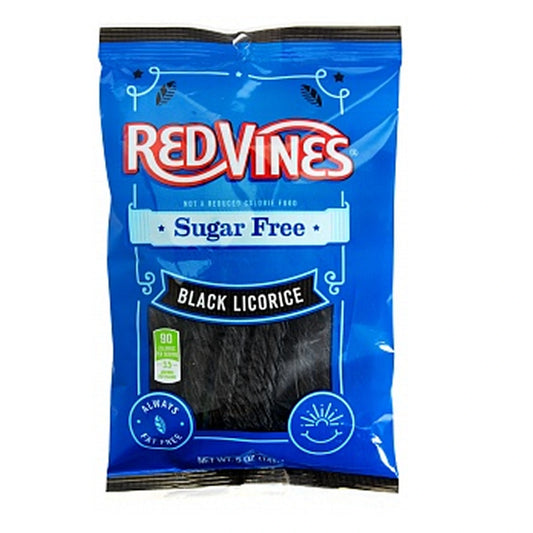 Red Vines Sugar Free Black Licorice 12x 141g