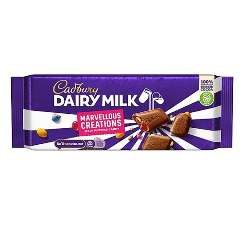 Cadbury Dairy Milk Marvellous Creations Jelly Popping Candy 19x 160g