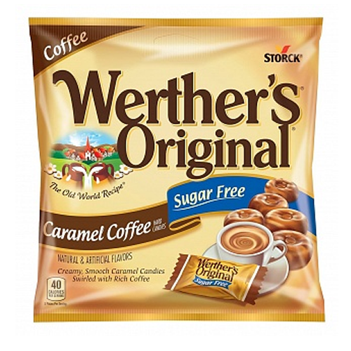 Werther's Original Sugar Free Caramel Coffee 12x 67g