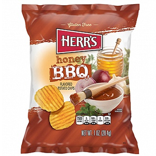 Herr's Potato Chips Honey BBQ 42x 28g