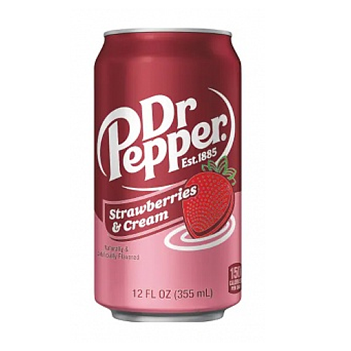 Dr. Pepper Strawberries & Cream USA 24x 355ml