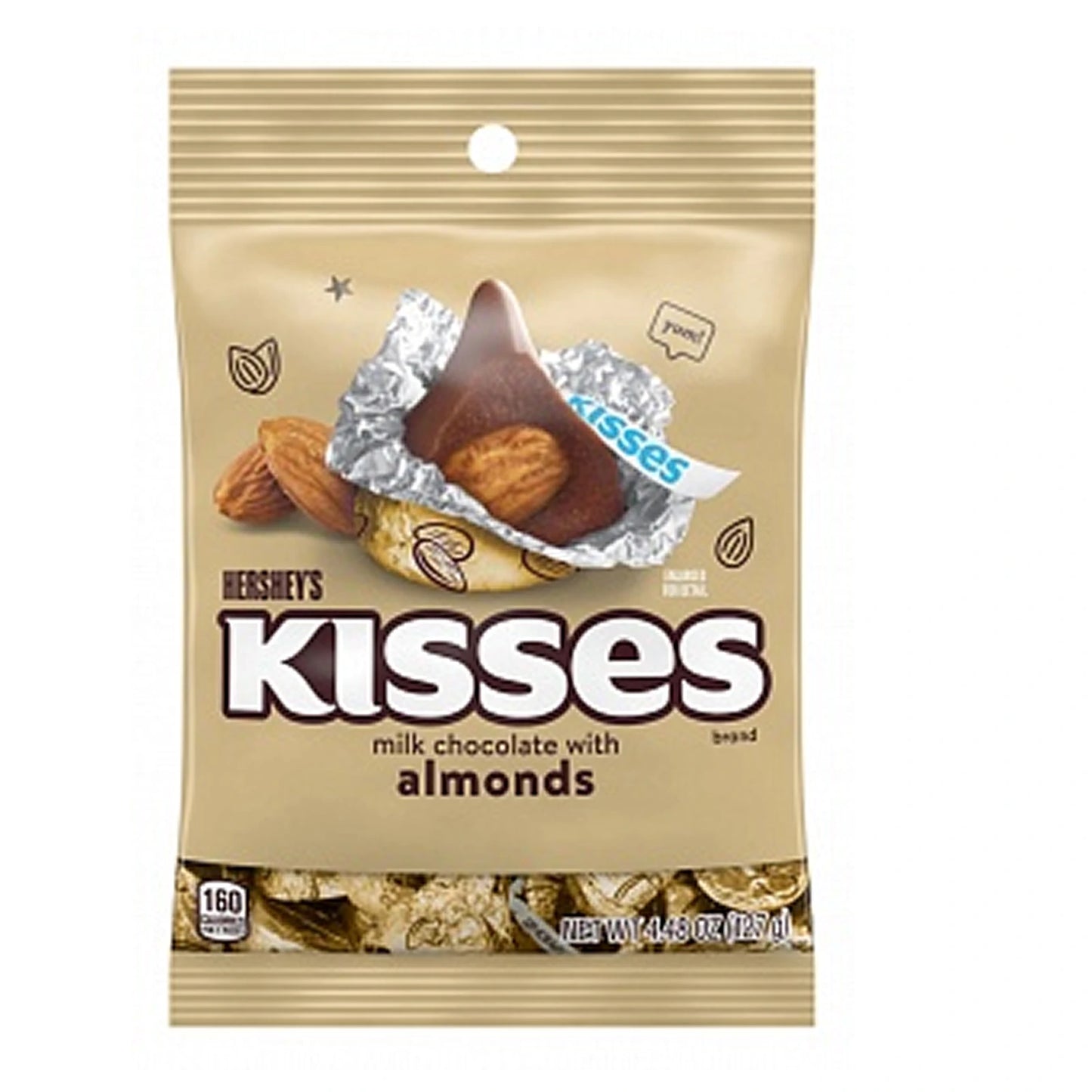 Hershey´s Kisses Milk Chocolate with Almonds 12x 127g