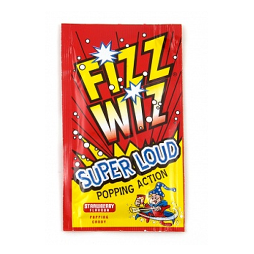Fizz Wiz Popping Candy Strawberry 50x 5g