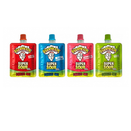 Warheads Super Sour Squeeze Me Gel 32x 20g