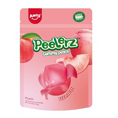 Amos Peelerz Gummy Peach 12x 170g