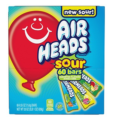Airheads Bars Assorted Sour 60x 15,5g