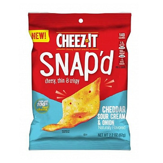 Cheez-It Snapd Cheddar Sour Cream & Onion 6x 62g