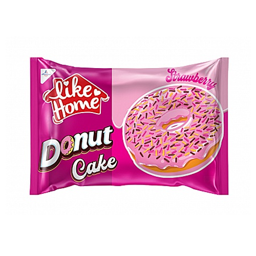 Like Home Donut Cake Strawberry 24x 40g