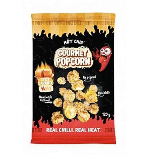 Hot Chip Gourmet Popcorn Spicy Caramel 17x 120g