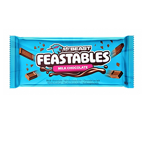 MrBeast Feastables Milk Chocolate 10x 60g