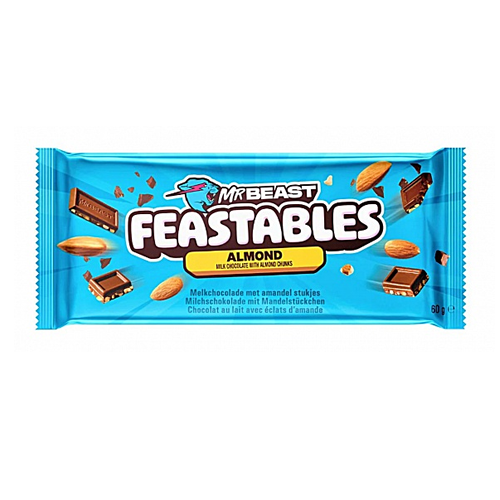 MrBeast Feastables Almond 10x 60g