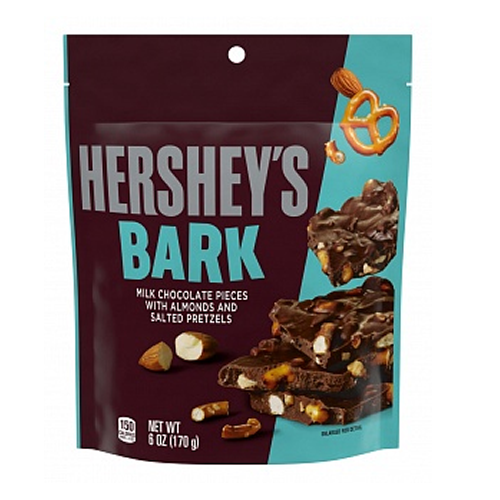 Hershey's Bark with Almonds & Salted Pretzels 6x 170g