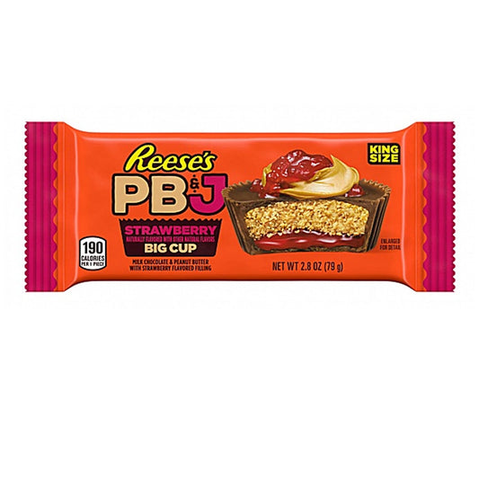 Reese´s Big Cup PB&J Strawberry King Size 16x 79g