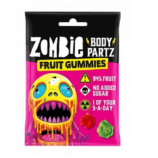 Zombie Body Partz Fruit Gummies 12x 35g