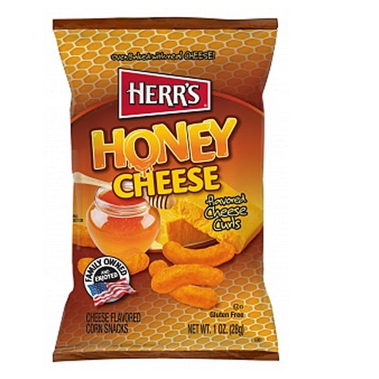 Herr´s Cheese Curls Honey Cheese 42x 28g