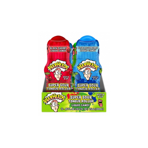 Warheads Super Sour Tongue Roller 12 x 25ml