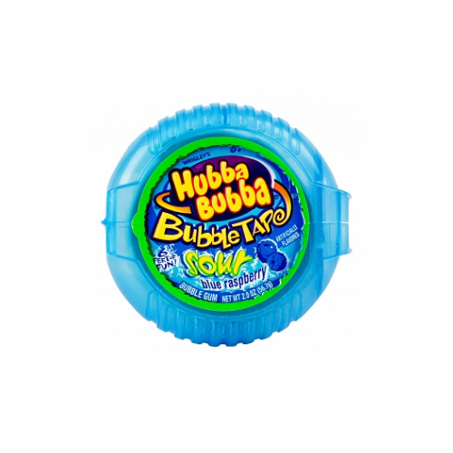 Hubba Bubba Bubble Tape Sour Blue Raspberry  12 x 57g