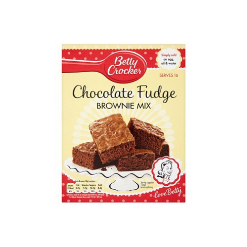 Betty Crocker Brownie Mix Chocolate Fudge 6 x 415g