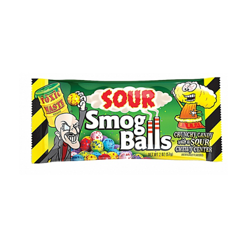 Toxic Waste Sour Smog Balls 24 x 48g