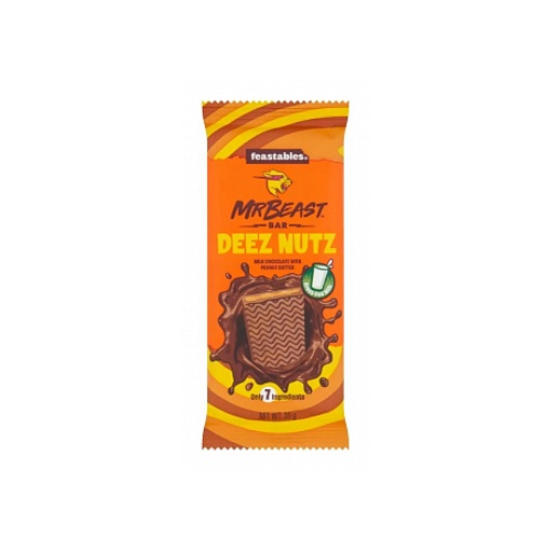 MrBeast Milk Chocolate Bar Deez Nutz 24 x 35g