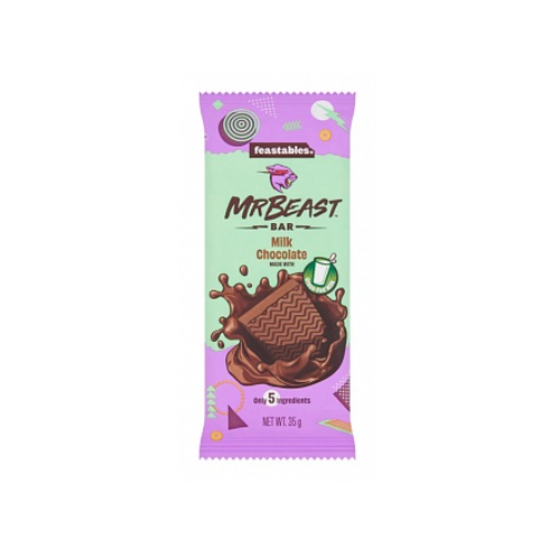 Feastables MrBeast Milk Chocolate Bar 24 x 35g