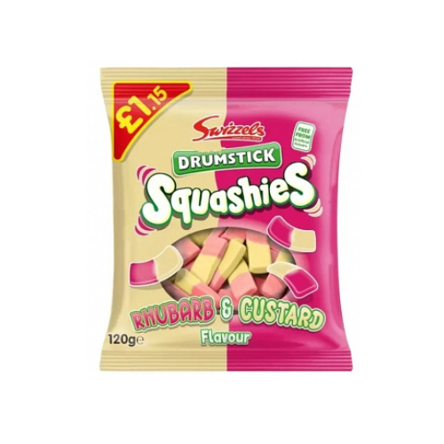 Squashies Rhubarb & Custard 12 x 120g