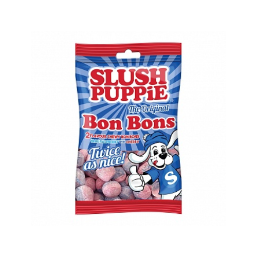 Slush Puppie Bon Bons Blue Raspberry & Cherry  12 x 100g