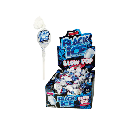 Blow Pops Black Ice Blackberry  48 x 18g