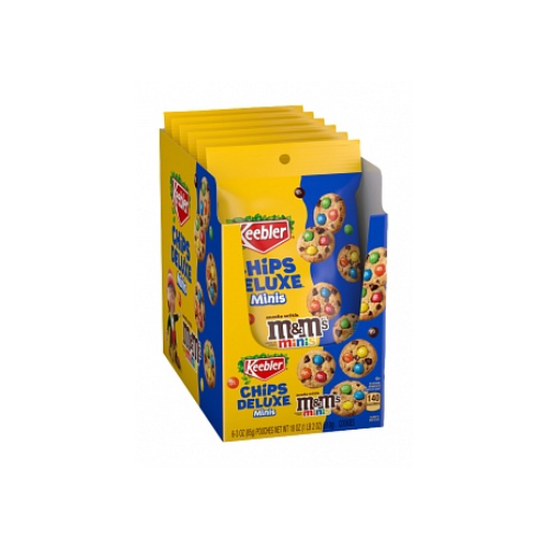 Chips Deluxe Minis Cookies with M&M's  6 x 85g