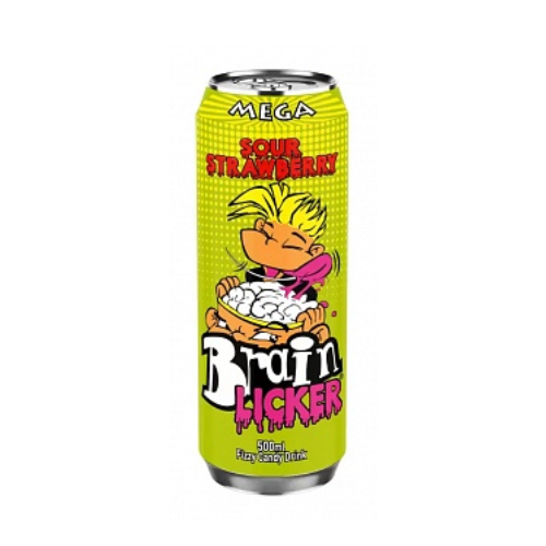 Brain Licker Drink Sour Strawberry  12 x 500ml