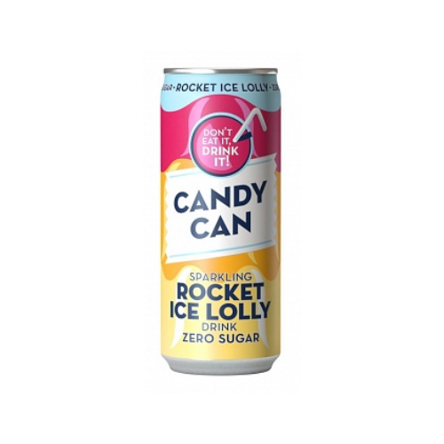 Candy Can Rocket Ice Lolly  12 x 330ml