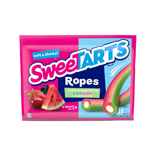 SweeTARTS Ropes Collision Watermelon Berry 12 x 255g