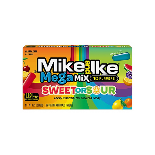 Mike and Ike Mega Mix Sweet or Sour 12 x 120g