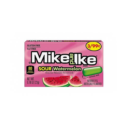 Mike and Ike Sour Watermelon 24 x 22g