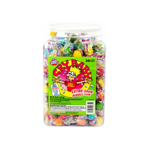 Cry Baby Bubble Gum Extra Sour 240x5g