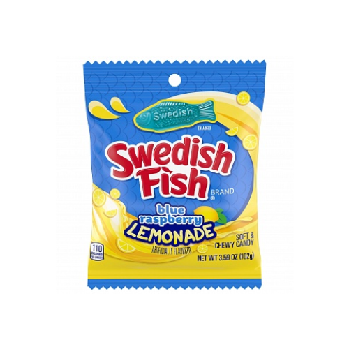 Swedish Fish Blue Raspberry Lemonade 12x102g