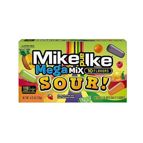 Mike and Ike Mega Mix Sour 12 x 120g