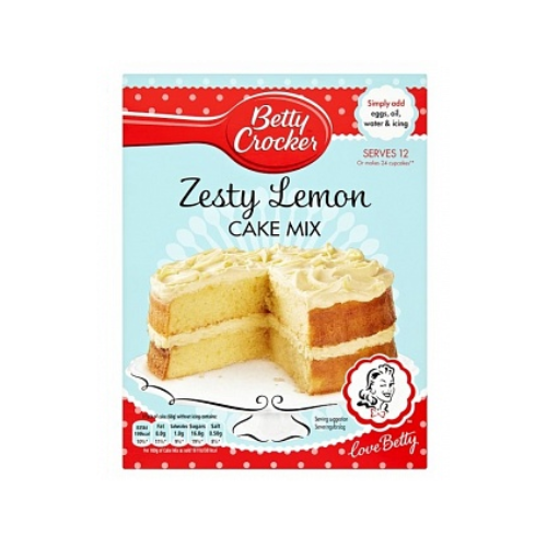 Betty Crocker Cake Mix Zesty Lemon 6 x 425g