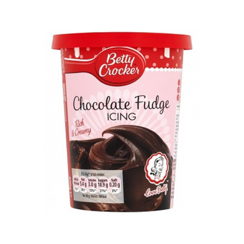 Betty Crocker Icing Chocolate Fudge 6x 400g