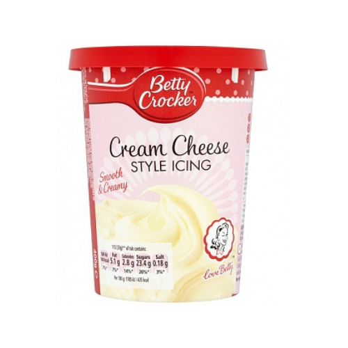 Betty Crocker Icing Cream Cheese Style 6 x 400g