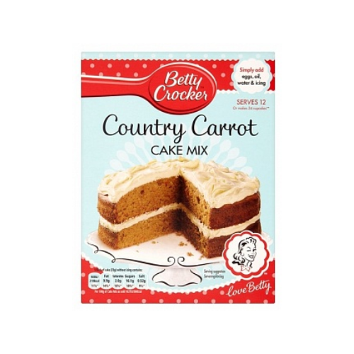 Betty Crocker Cake Mix Country Carrot 6 x 425g