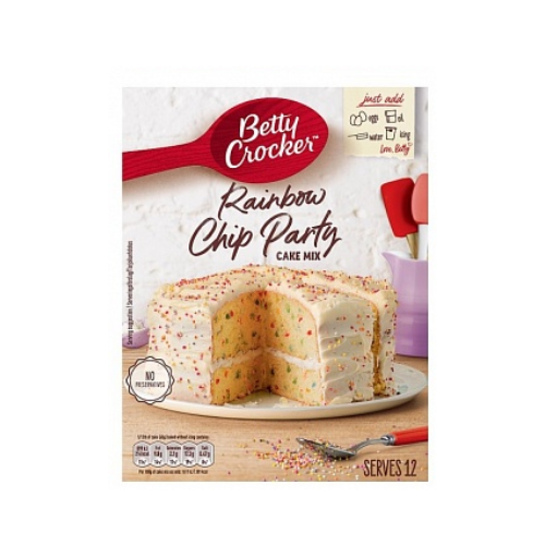 Betty Crocker Cake Mix Rainbow Chip Party 6 x 425g